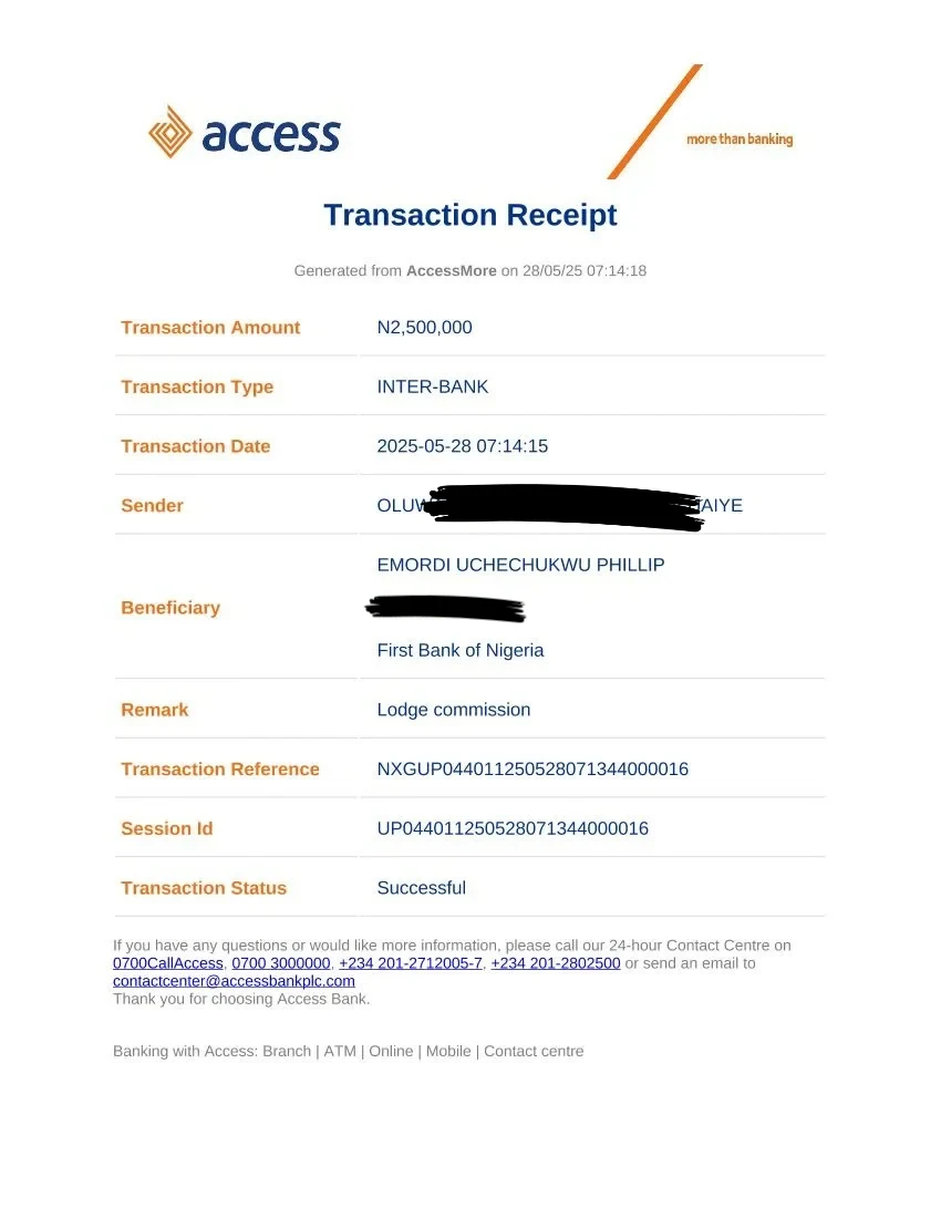 Payment evidence 3 from my real estate business