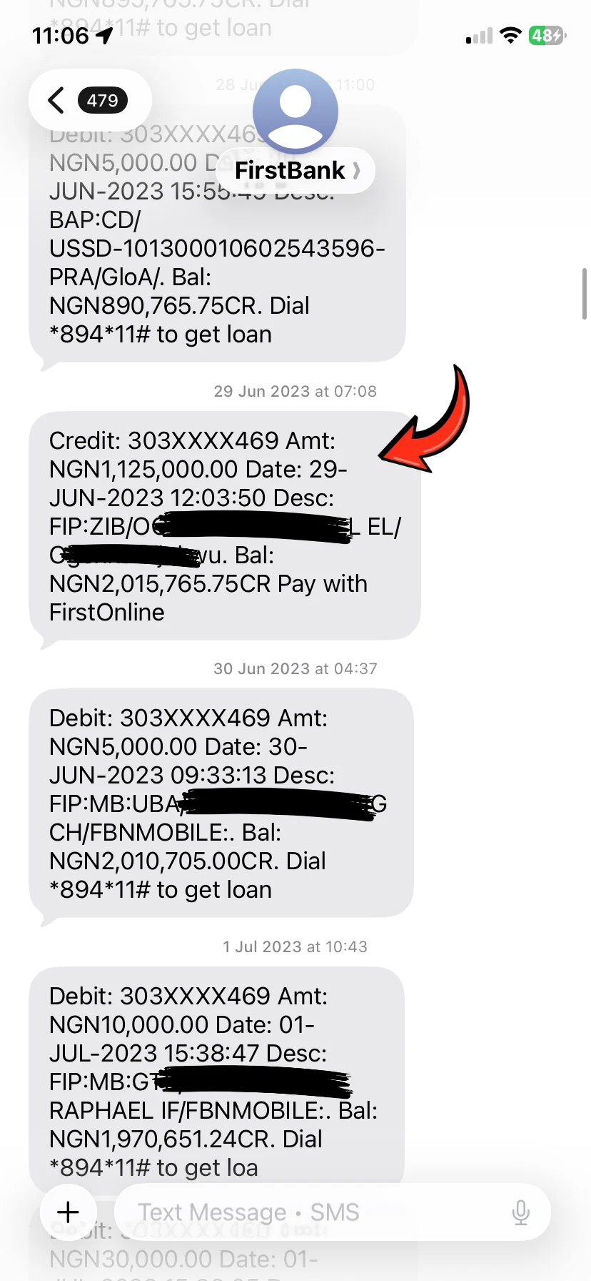 My First ₦1 Million Payment · June 2023